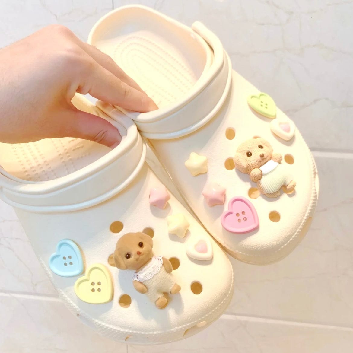 Kawaii Sylvanian Crocs Sandals Decoration Shoe Charms - ArtGalleryZen
