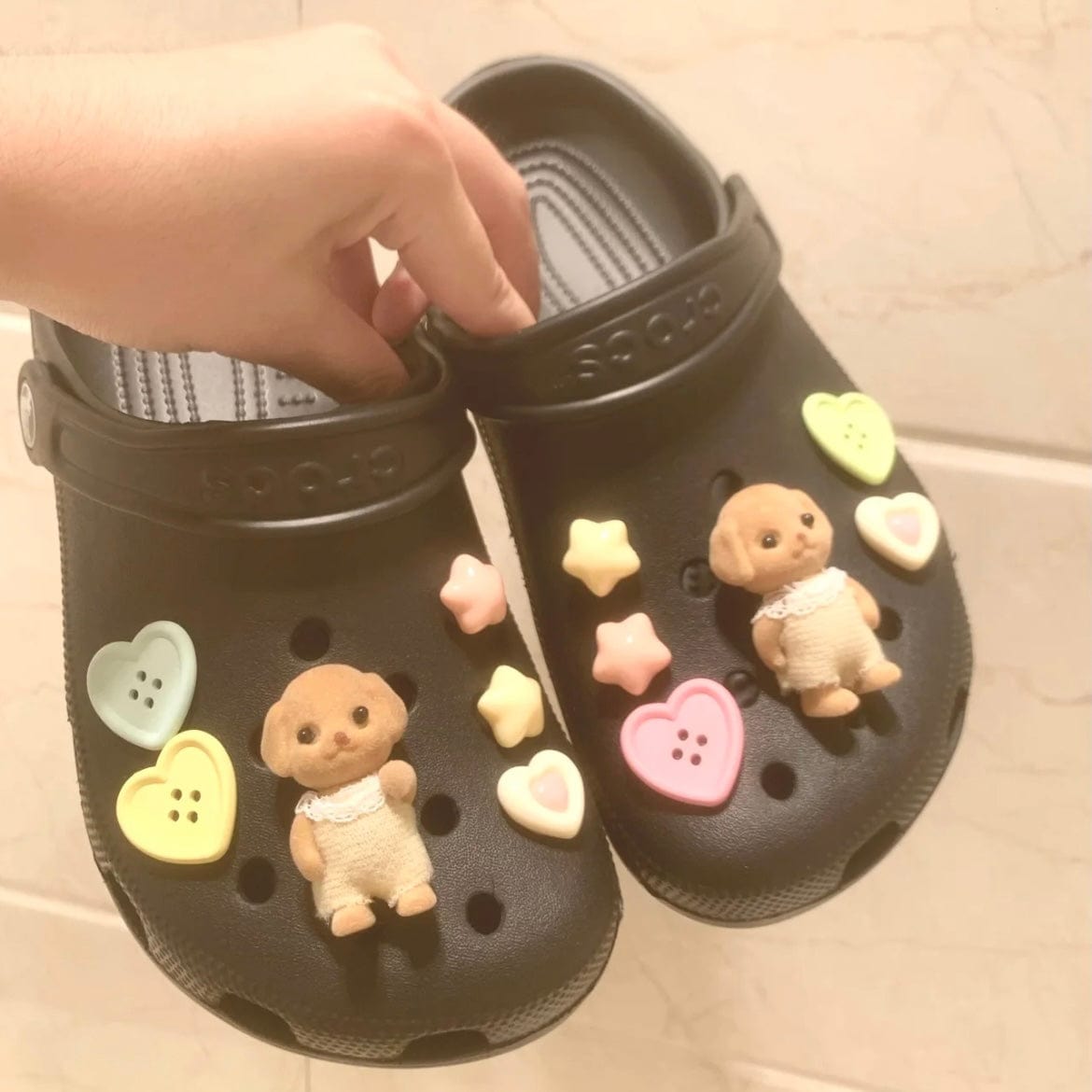 Kawaii Sylvanian Crocs Sandals Decoration Shoe Charms