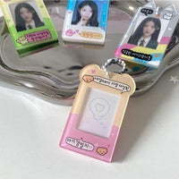 Thumbnail for Korea Style Puppy Cat Acrylic Kpop Keychain Photocard Holder - ArtGalleryZen