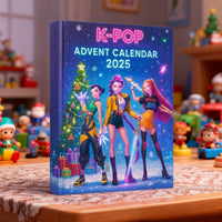 Thumbnail for Kpop Demon Hunters Advent Countdown Calendar With 24pcs 3D Keychain Doll - ArtGalleryZen