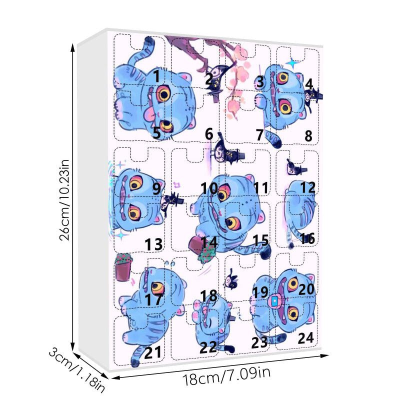 Kpop Demon Hunters Advent Countdown Calendar With 24pcs Keychain - ArtGalleryZen