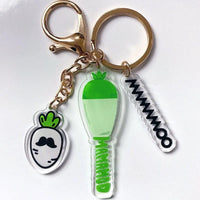 Thumbnail for Kpop Idol Group Mini Lightstick Acrylic Keychain - ArtGalleryZen