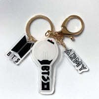 Thumbnail for Kpop Idol Group Mini Lightstick Acrylic Keychain - ArtGalleryZen