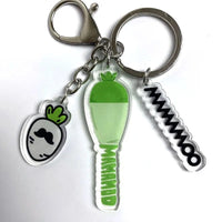 Thumbnail for Kpop Idol Group Mini Lightstick Acrylic Keychain - ArtGalleryZen