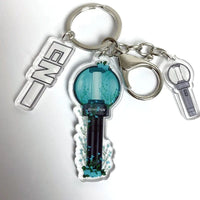 Thumbnail for Kpop Idol Group Mini Lightstick Acrylic Keychain - ArtGalleryZen