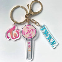 Thumbnail for Kpop Idol Group Mini Lightstick Acrylic Keychain - ArtGalleryZen