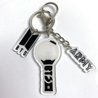 Thumbnail for Kpop Idol Group Mini Lightstick Acrylic Keychain - ArtGalleryZen
