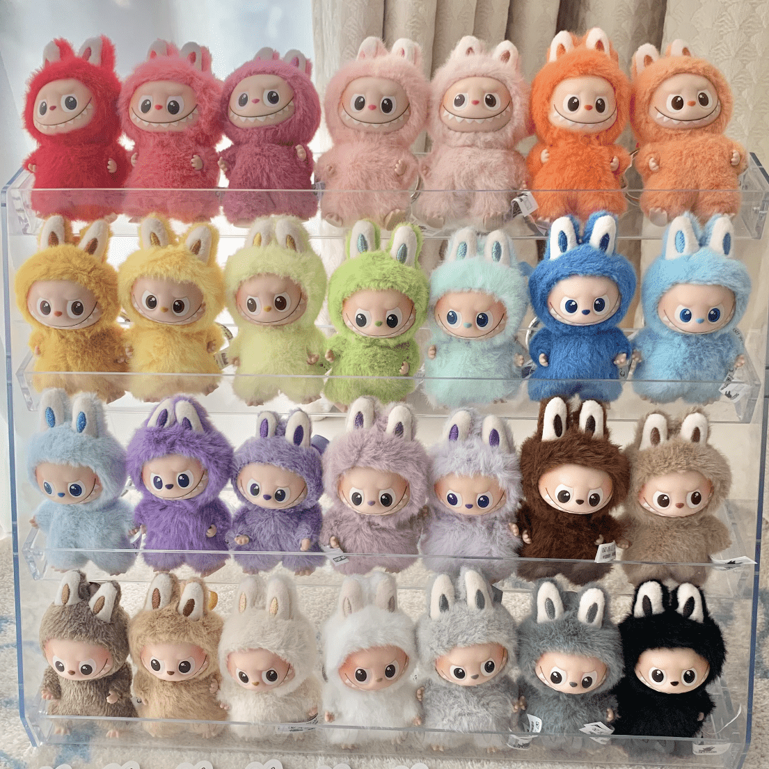 Labubu The Monsters Pin for Love Series Plush Keychain Doll Blind Box - ArtGalleryZen