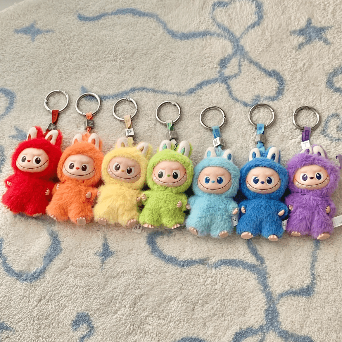Labubu The Monsters Pin for Love Series Plush Keychain Doll Blind Box - ArtGalleryZen