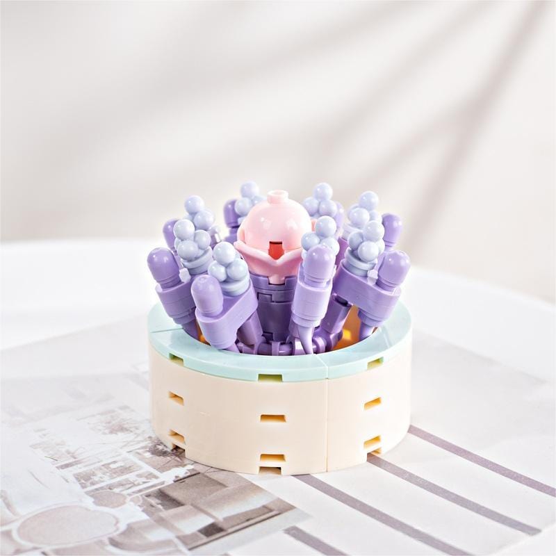 LEGO Compatible 12 Succulents Assembly Building Blocks - ArtGalleryZen