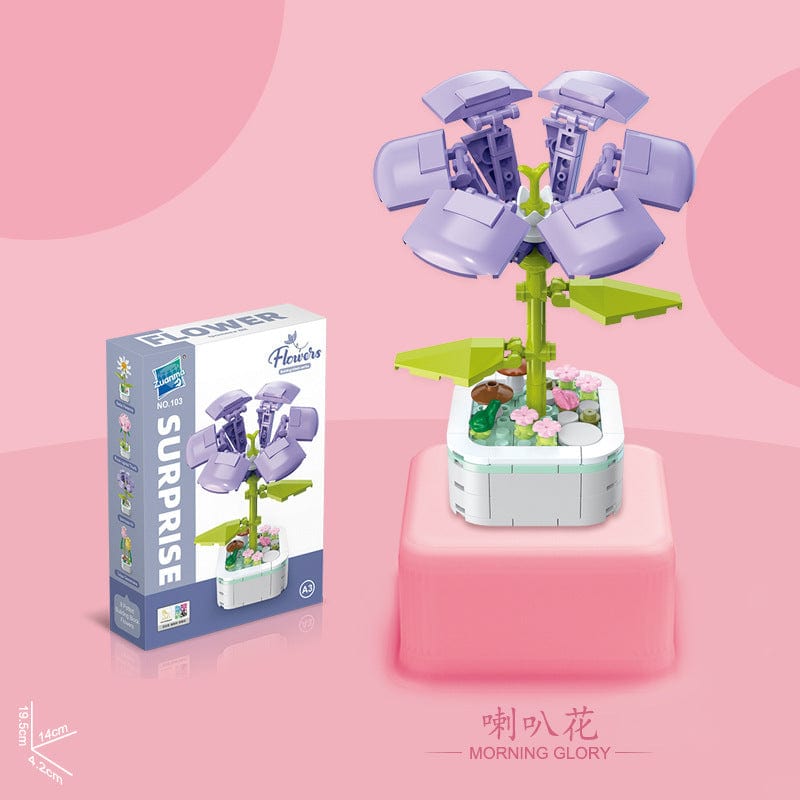 LEGO Compatible Flower-S1 Assembly Building Blocks - ArtGalleryZen