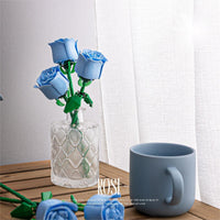 Thumbnail for LEGO Compatible Rose Building Blocks - ArtGalleryZen