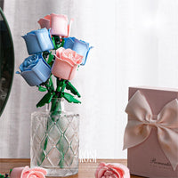 Thumbnail for LEGO Compatible Rose Building Blocks - ArtGalleryZen