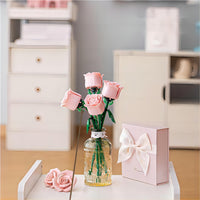 Thumbnail for LEGO Compatible Rose Building Blocks - ArtGalleryZen