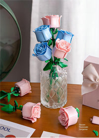 Thumbnail for LEGO Compatible Rose Building Blocks - ArtGalleryZen