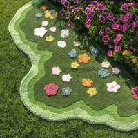 Thumbnail for Little Blooming Garden Plush Rug Carpet - ArtGalleryZen