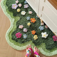 Thumbnail for Little Blooming Garden Plush Rug Carpet - ArtGalleryZen