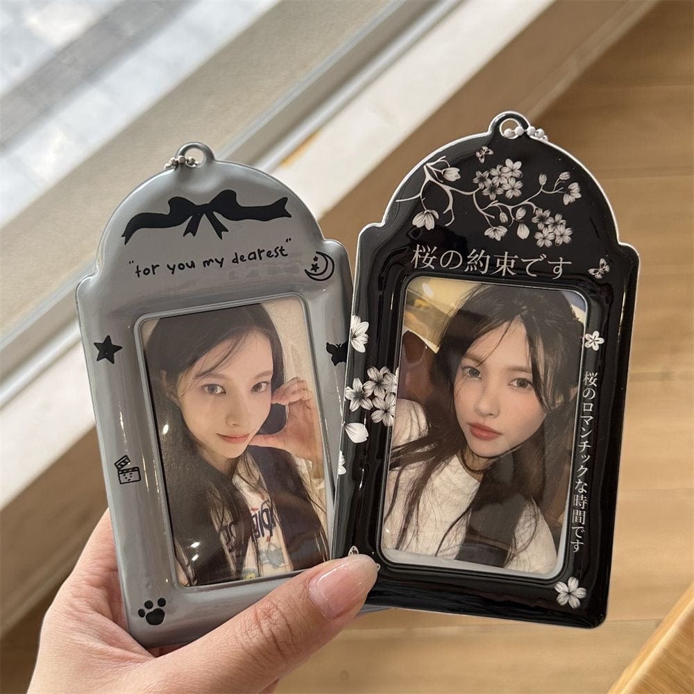 Love Diary Cherry Blossoms Kpop Keychain Photocard Holder - ArtGalleryZen