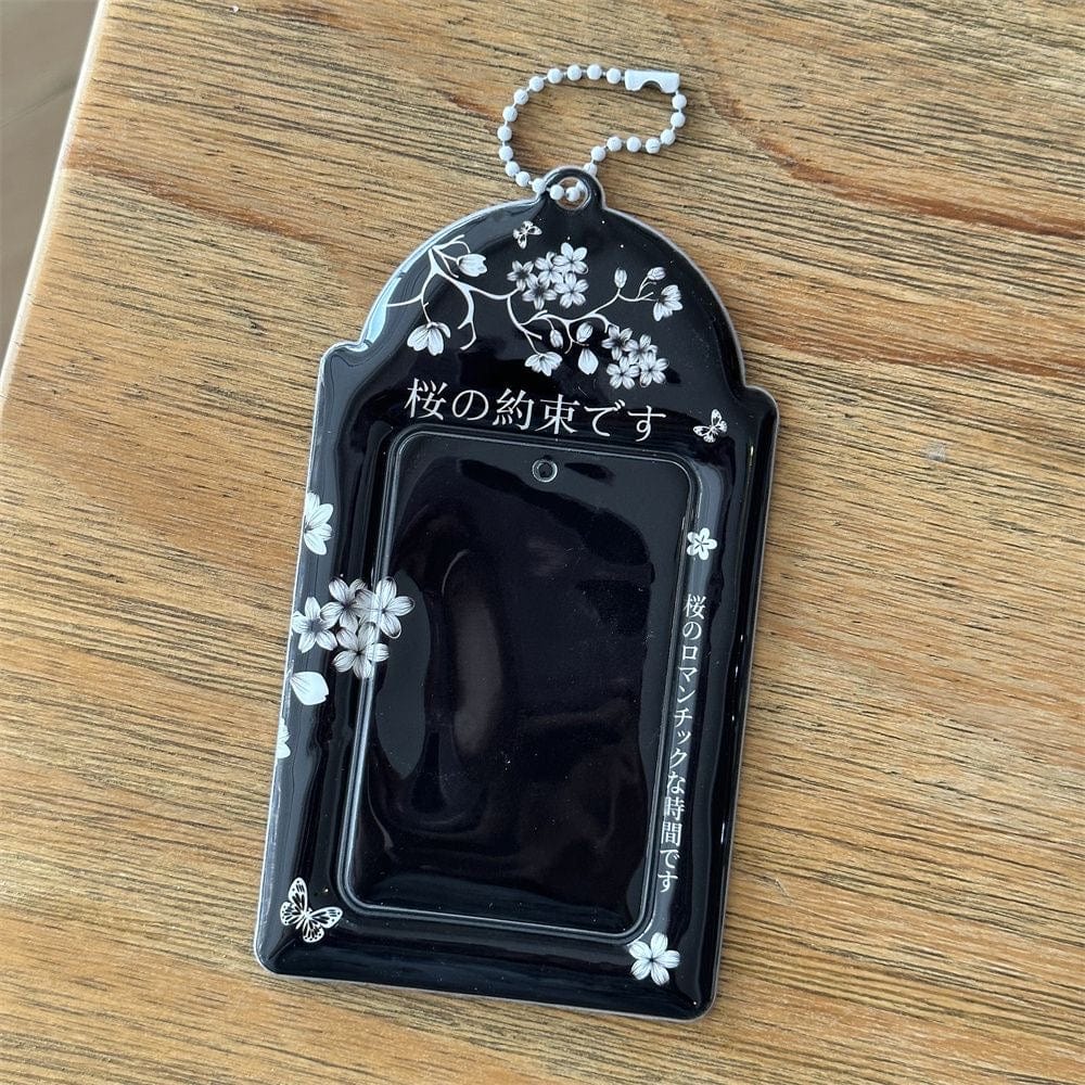 Love Diary Cherry Blossoms Kpop Keychain Photocard Holder - ArtGalleryZen