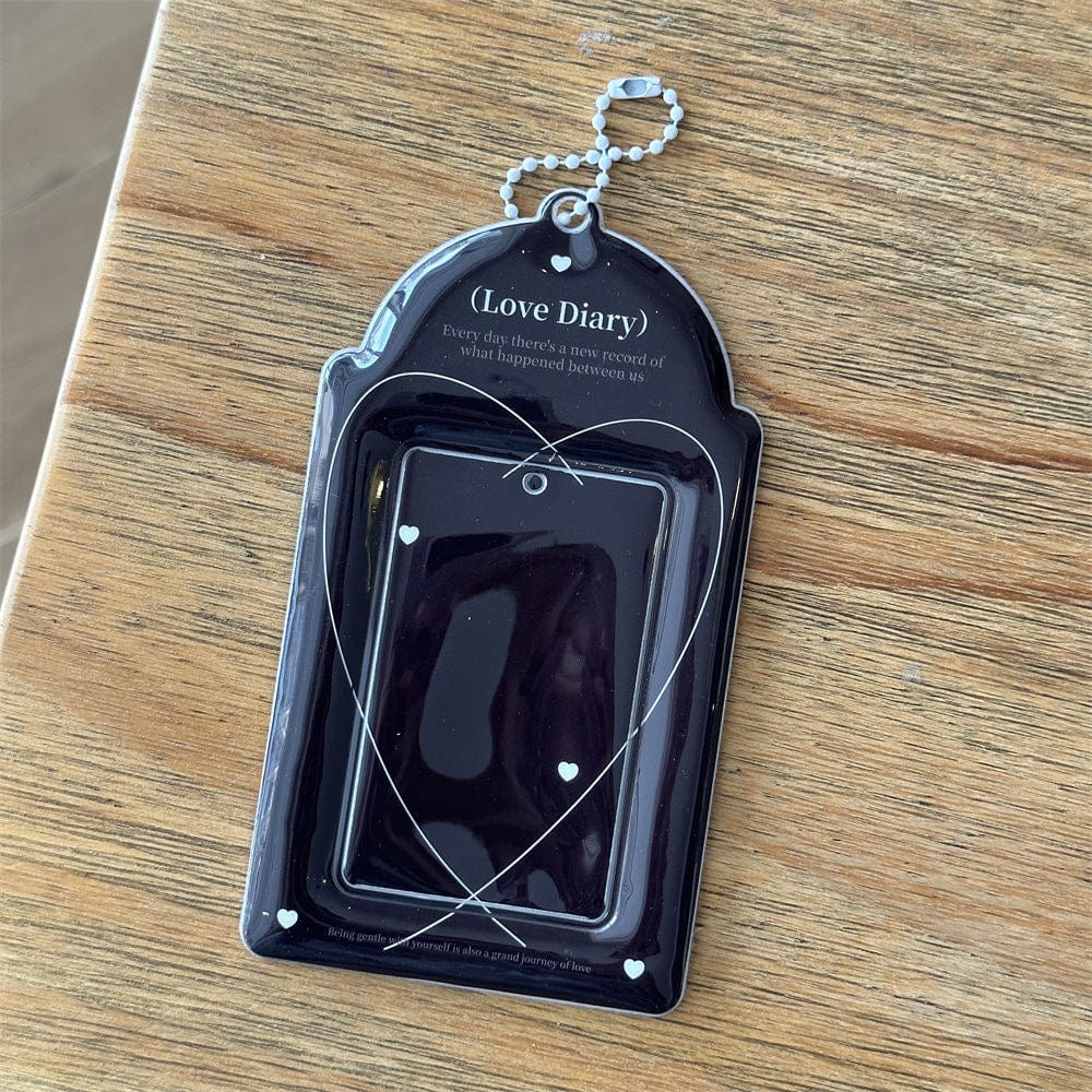Love Diary Cherry Blossoms Kpop Keychain Photocard Holder - ArtGalleryZen