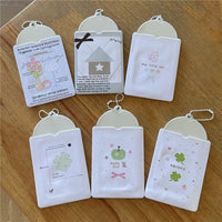 Thumbnail for Lovely Cat Apple Cake Kpop Keychain Photocard Holder - ArtGalleryZen