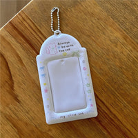 Thumbnail for Lovely Cat Apple Cake Kpop Keychain Photocard Holder - ArtGalleryZen