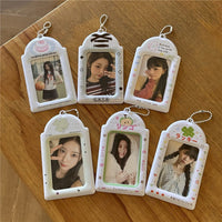 Thumbnail for Lovely Cat Apple Cake Kpop Keychain Photocard Holder - ArtGalleryZen