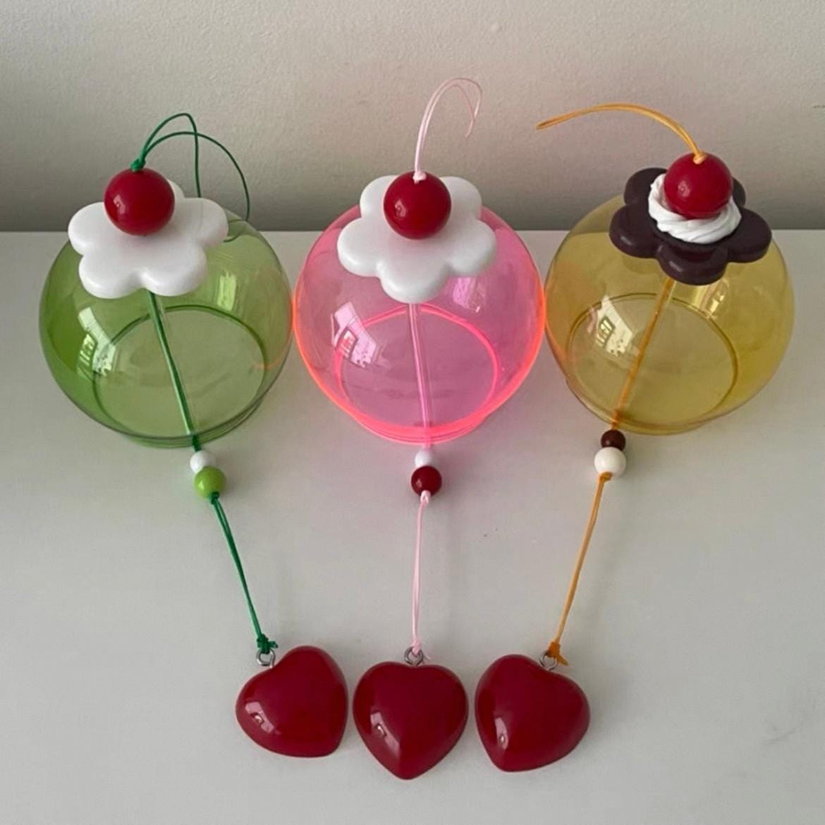 Lovely Cherry Cream Pudding Wind Chime - ArtGalleryZen