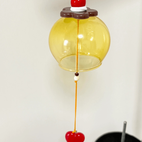Lovely Cherry Cream Pudding Wind Chime - ArtGalleryZen