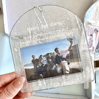 Thumbnail for Lucky Clover Rainy Day Kpop Keychain Horizontal Photocard Holder - ArtGalleryZen