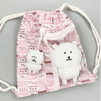 Thumbnail for Lucky Clover Strawberry Pudding Kpop Fan Display Drawstring Backpack - ArtGalleryZen