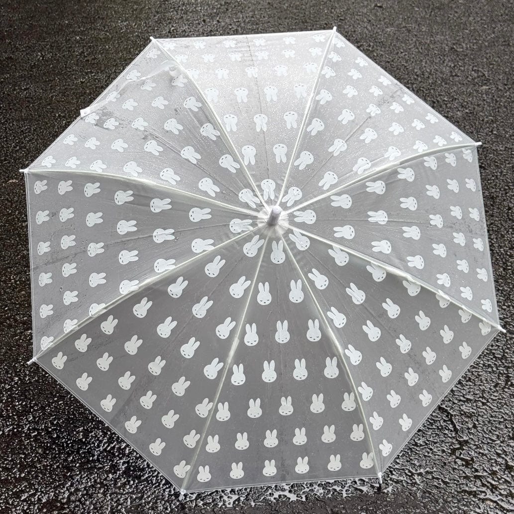 Miffy Frosted Transparent Long Handle Umbrella - ArtGalleryZen