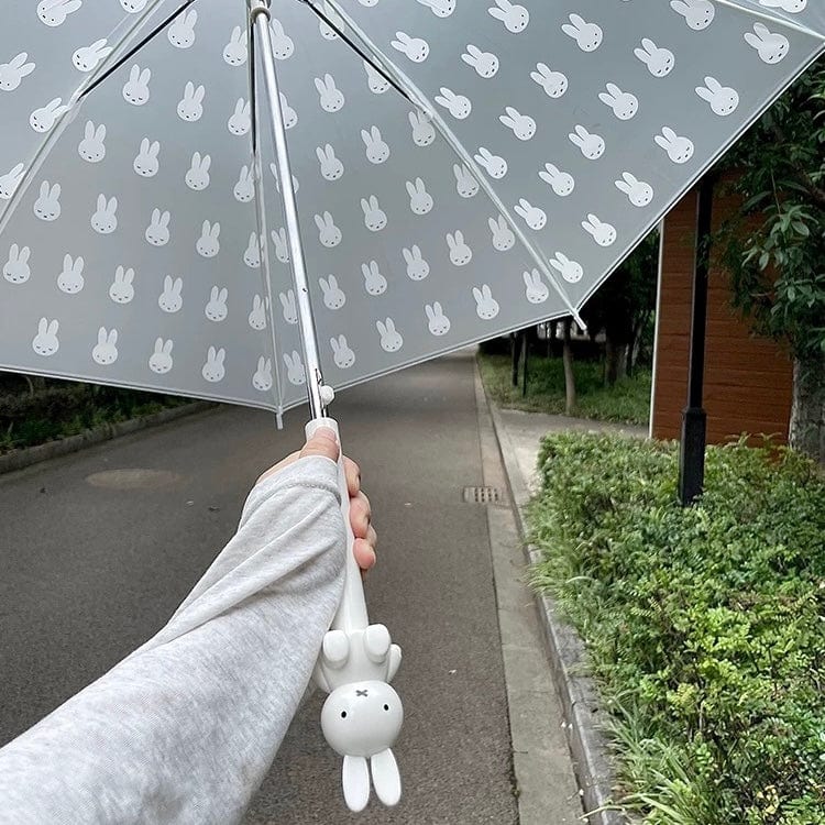 Miffy Frosted Transparent Long Handle Umbrella - ArtGalleryZen