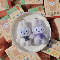 Thumbnail for Miffy Macaron Plush Keychain Doll Random Blind Box - ArtGalleryZen