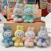 Thumbnail for Miffy Macaron Plush Keychain Doll Random Blind Box - ArtGalleryZen