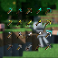 Thumbnail for Minecraft Crafting Recipe Fridge Magnets Set - ArtGalleryZen