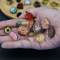 Thumbnail for Minecraft Crafting Recipe Fridge Magnets Set - ArtGalleryZen