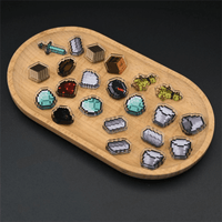 Thumbnail for Minecraft Crafting Recipe Fridge Magnets Set - ArtGalleryZen