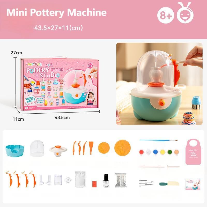 Mini Pottery Studio Toys Creative Handmade DIY Toys - ArtGalleryZen