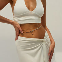 Thumbnail for Minimalist 2pc Seed Beaded Belly Chain Set - ArtGalleryZen