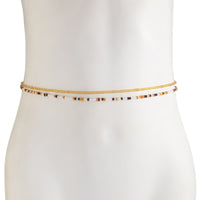 Thumbnail for Minimalist 2pc Seed Beaded Belly Chain Set - ArtGalleryZen