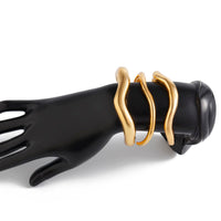 Thumbnail for Minimalist 3Pcs Curved Open Bangle Bracelet Set - ArtGalleryZen