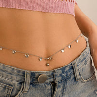 Thumbnail for Minimalist Butterfly Tassel Navel Piercing Belly Chain