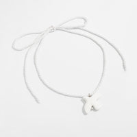 Thumbnail for Minimalist Ceramic Peace Dove Pendant Necklace Earrings - ArtGalleryZen