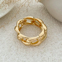 Thumbnail for Minimalist Chunky Curb Chain Shape Bangle Bracelet