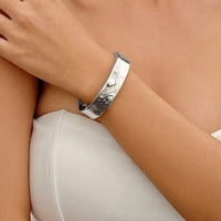 Thumbnail for Minimalist Chunky Glossy Wide Cuff Bangle Bracelet