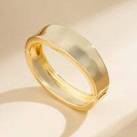 Thumbnail for Minimalist Chunky Glossy Wide Cuff Bangle Bracelet