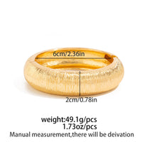 Thumbnail for Minimalist Chunky Gold Tone Square Resin Bangle Bracelet Set - ArtGalleryZen
