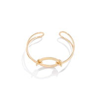 Thumbnail for Minimalist  Duo Knotted Hoop Open Cuff Bangle Bracelet