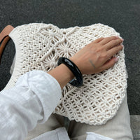 Thumbnail for Minimalist Glossy Resin Bangle Bracelet - ArtGalleryZen